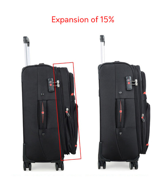 Swiss Oxford rolling luggage spinner wheel box man suitcase women luggage business brand large trolley bag travel box