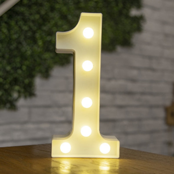 Decorative Letters Alphabet Letter LED Lights Luminous Number Lamp Decoration Battery Night Light Party Baby Bedroom Decoration