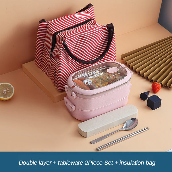 Stainless Steel Insulated Lunch Box Student School Multi-Layer Lunch Box Tableware Bento Food Container Storage Breakfast Boxes