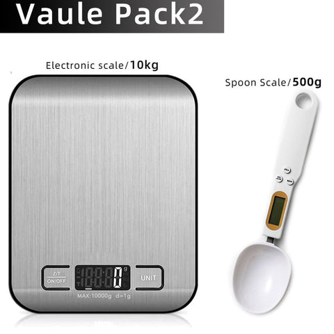 Digital Kitchen Scale, LCD Display 1g/0.1oz Precise Stainless Steel Food Scale for Cooking Baking weighing Scales Electronic