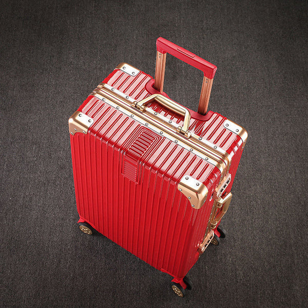 Carrylove 20"24"26"29" Inch Aluminium Frame Suitcase Box Strong Business Trolley Luggage Bag On Wheels