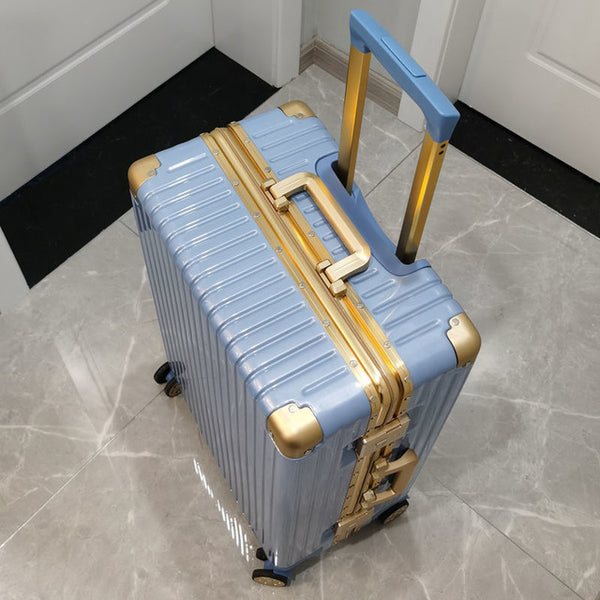 Carrylove 20"24"26"29" Inch Aluminium Frame Suitcase Box Strong Business Trolley Luggage Bag On Wheels