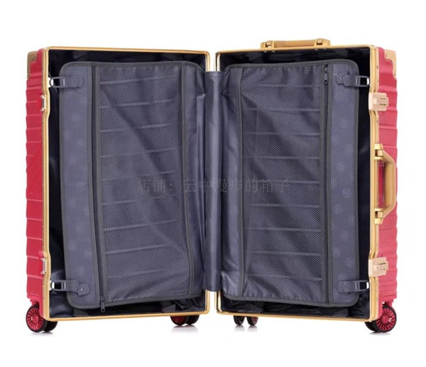 Carrylove 20"24"26"29" Inch Aluminium Frame Suitcase Box Strong Business Trolley Luggage Bag On Wheels