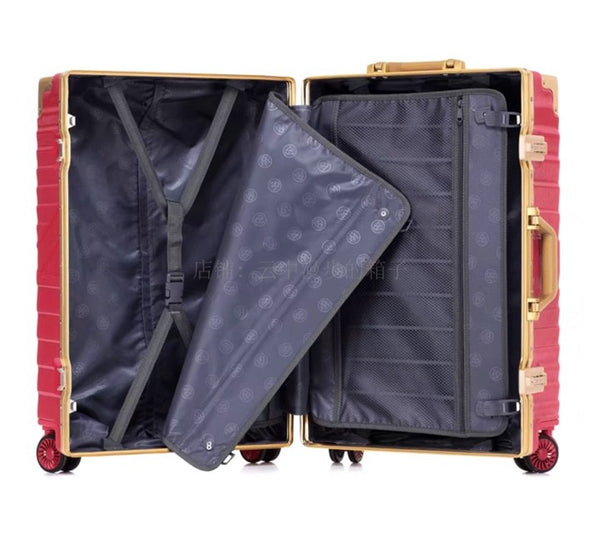 Carrylove 20"24"26"29" Inch Aluminium Frame Suitcase Box Strong Business Trolley Luggage Bag On Wheels