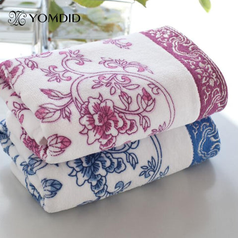 Cotton Bath Towel Personality Unique Flower 34x74cm Towel Great Gift Toalla de bano de algodon