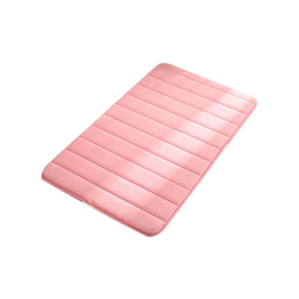 Cobblestone Embossed Bathroom Bath Mat Non-slip Carpets In Wash Basin Bathtub Side Floor Rug Shower Room Doormat Memory Foam Pad