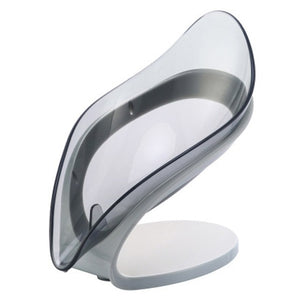 Bathroom Soap Holder Leaf Shape Soap Box Kitchen Dish Storage Box Non-slip Drain Soap Storage Case Container Bathroom accessorie