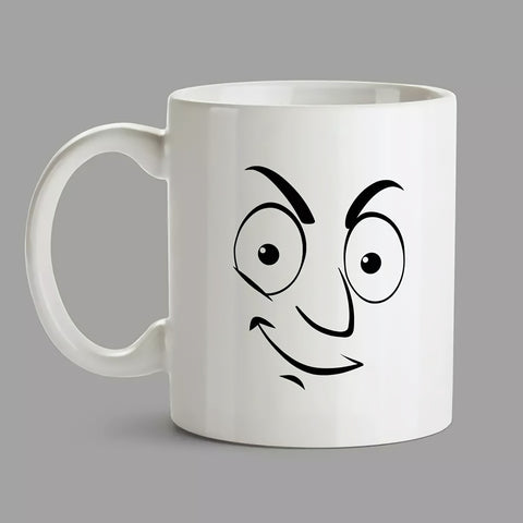 Funny Face Mugs Cute Coffe Mug Humor Personality Ceramic Mugs Eco-Friendly Coffee Cup