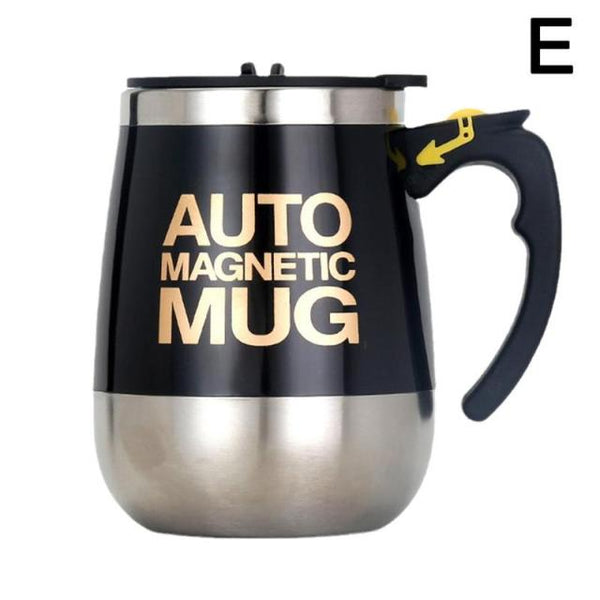 AUTO MAGNETIC MUG Coffee Milk Mix Cups 304 StainlessSteel Tumbler Creativty Electric Lazy Self Stirring Mug