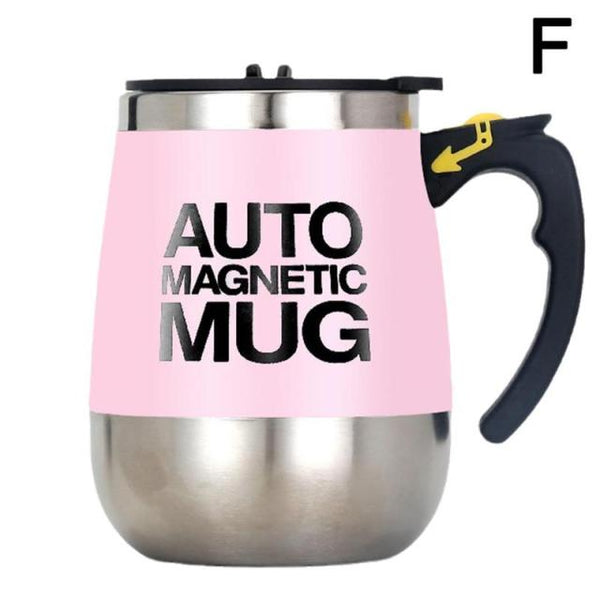 AUTO MAGNETIC MUG Coffee Milk Mix Cups 304 StainlessSteel Tumbler Creativty Electric Lazy Self Stirring Mug