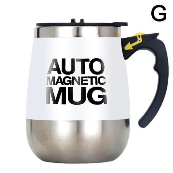 AUTO MAGNETIC MUG Coffee Milk Mix Cups 304 StainlessSteel Tumbler Creativty Electric Lazy Self Stirring Mug