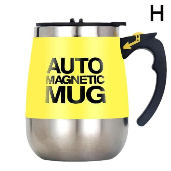 AUTO MAGNETIC MUG Coffee Milk Mix Cups 304 StainlessSteel Tumbler Creativty Electric Lazy Self Stirring Mug