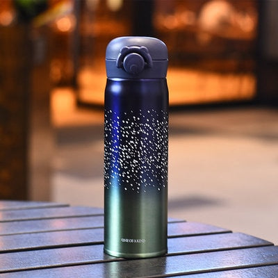 500ml 304 Stainless steel Starry Sky Office Vacuum flask Portable Mug Travel Water Bottle Fruit Juice Thermos Cup