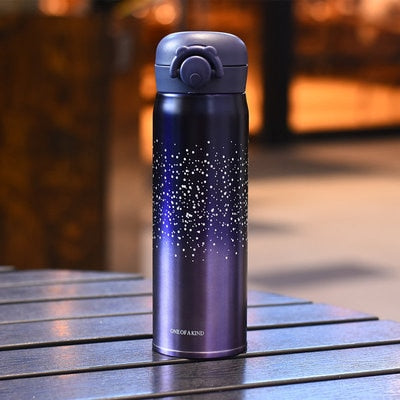 500ml 304 Stainless steel Starry Sky Office Vacuum flask Portable Mug Travel Water Bottle Fruit Juice Thermos Cup