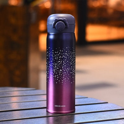 500ml 304 Stainless steel Starry Sky Office Vacuum flask Portable Mug Travel Water Bottle Fruit Juice Thermos Cup