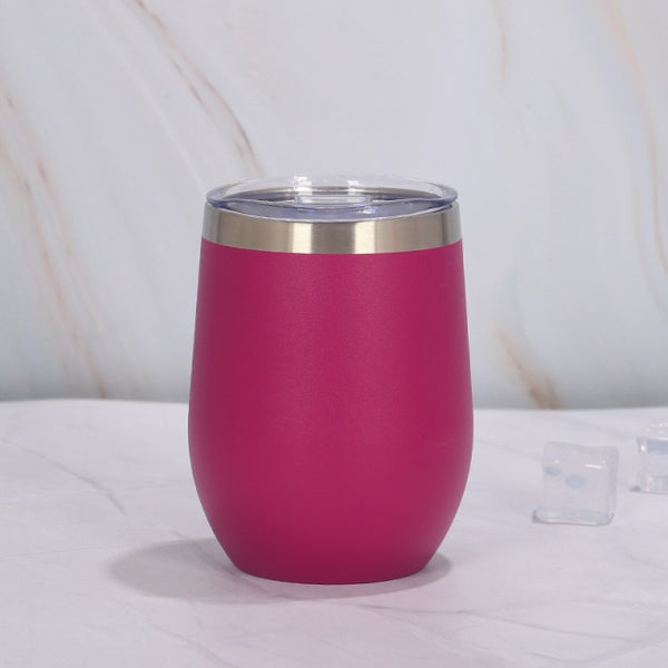 New Red Wine Cups Beer Insulated Thermos bottle Coffee Mug Thermos Cup Travel Tumbler 12oz Egg cup Wine beer Mug