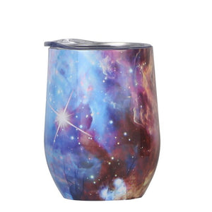 12oz/355ml Starry Sky Stainless Steel Thermos Coffee Mug Cup Water Bottle For Girls Vacuum Flask Car Travel Mug Thermal Cup