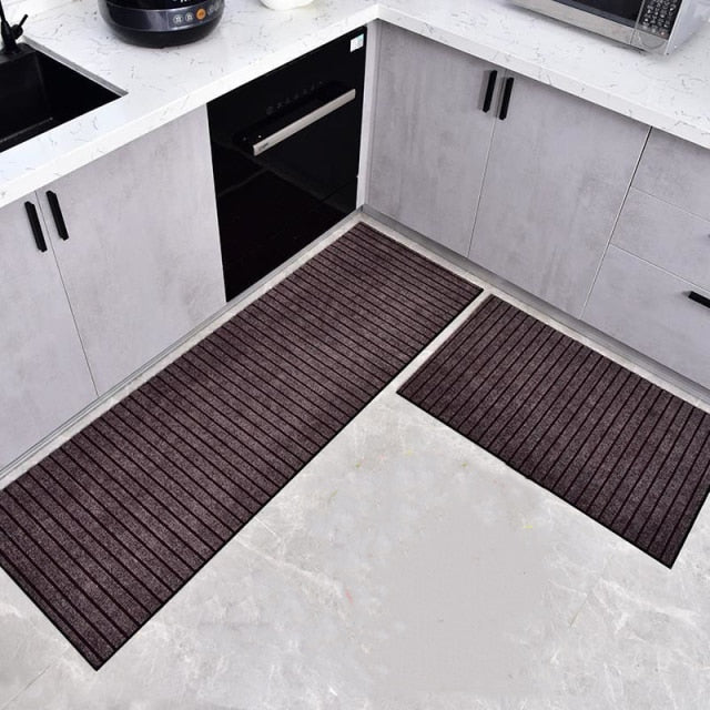 Anti Slip Kitchen Mat Floor Carpet DIY Kitchen Rugs Long Hallway Runner Rug Bath Mat Washable Entrance Doormat