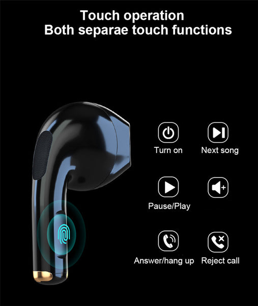 Mini Pro 6 TWS fone bluetooth Earbuds headphone With Mic Wireless Earphones Bass Game Headset Touch Control Bluetooth Headphones