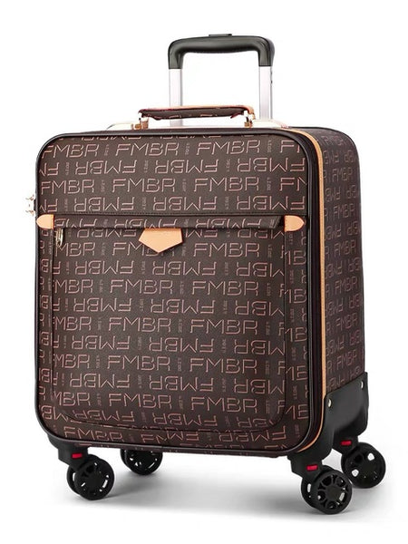 Carrylove 16"20"24" Women Retro Hand Luggage Set Two Travel trolley Suitcase Bag Travelling With Wheels