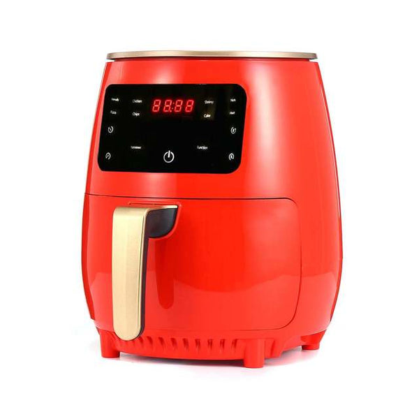 AUGIENB 4.5L 1400W Multifunction Air Fryer Oil free Health Fryer Cooker Smart Touch LCD Deep Airfryer for French fries Pizza