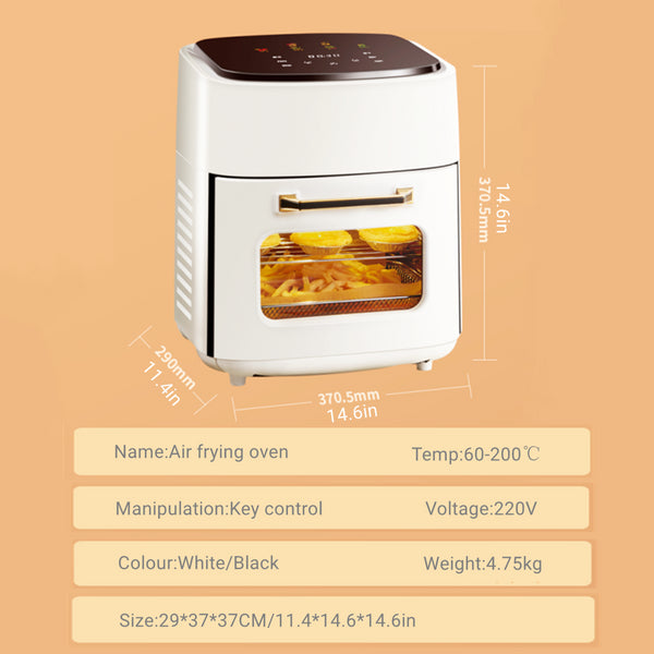 15L Air Fryer Oven Toaster Rotisserie and Dehydrator With LED Digital Touchscreen Multicookers Home multiplayer Electricity Oven