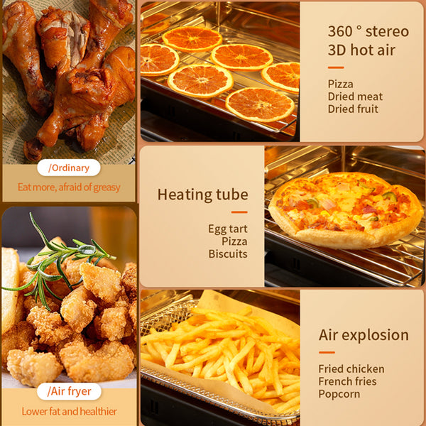 15L Air Fryer Oven Toaster Rotisserie and Dehydrator With LED Digital Touchscreen Multicookers Home multiplayer Electricity Oven