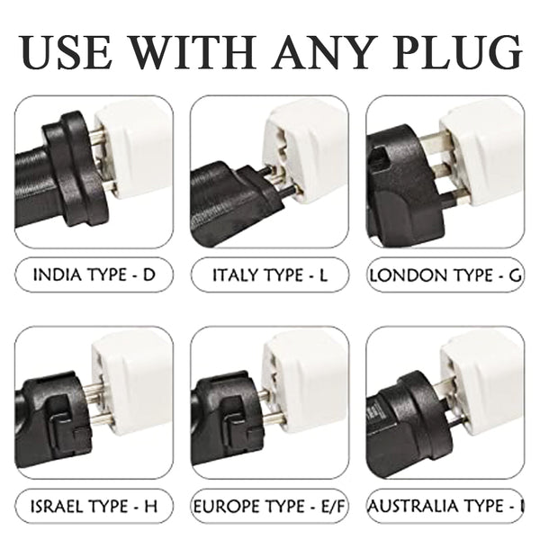 Universal Japan America 2 in 1 EU UK AU to US Travel Adapter Plug Type A/B Canada Thailand Electric Power Charger Convert Plug