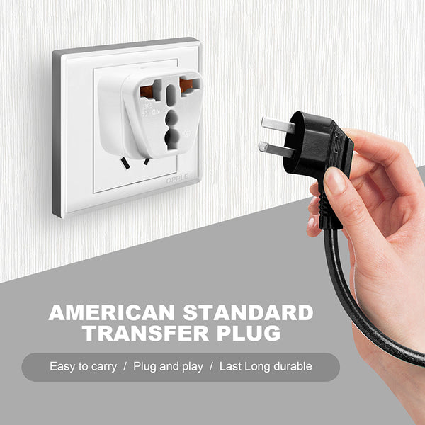 Universal Japan America 2 in 1 EU UK AU to US Travel Adapter Plug Type A/B Canada Thailand Electric Power Charger Convert Plug