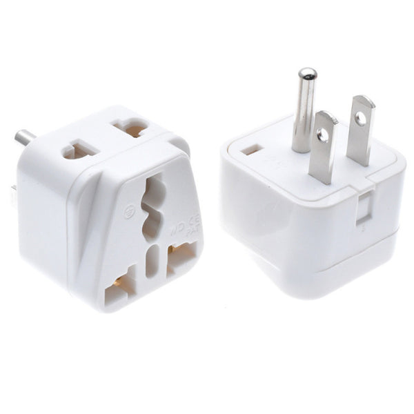 Universal Japan America 2 in 1 EU UK AU to US Travel Adapter Plug Type A/B Canada Thailand Electric Power Charger Convert Plug