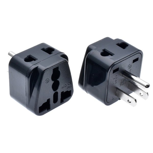 Universal Japan America 2 in 1 EU UK AU to US Travel Adapter Plug Type A/B Canada Thailand Electric Power Charger Convert Plug